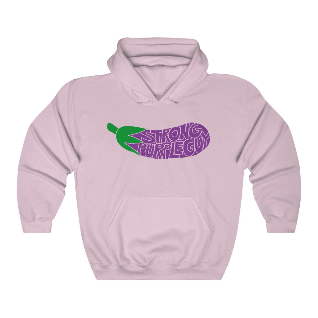 Purple discount guy hoodie